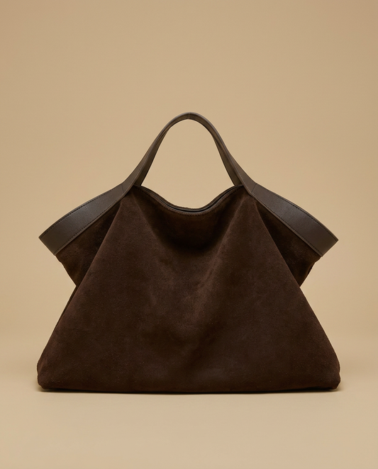 Tote Bag Large Suede Leather Handbag