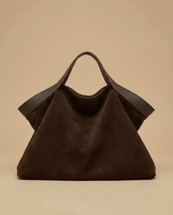 Tote Bag Large Suede Leather Handbag