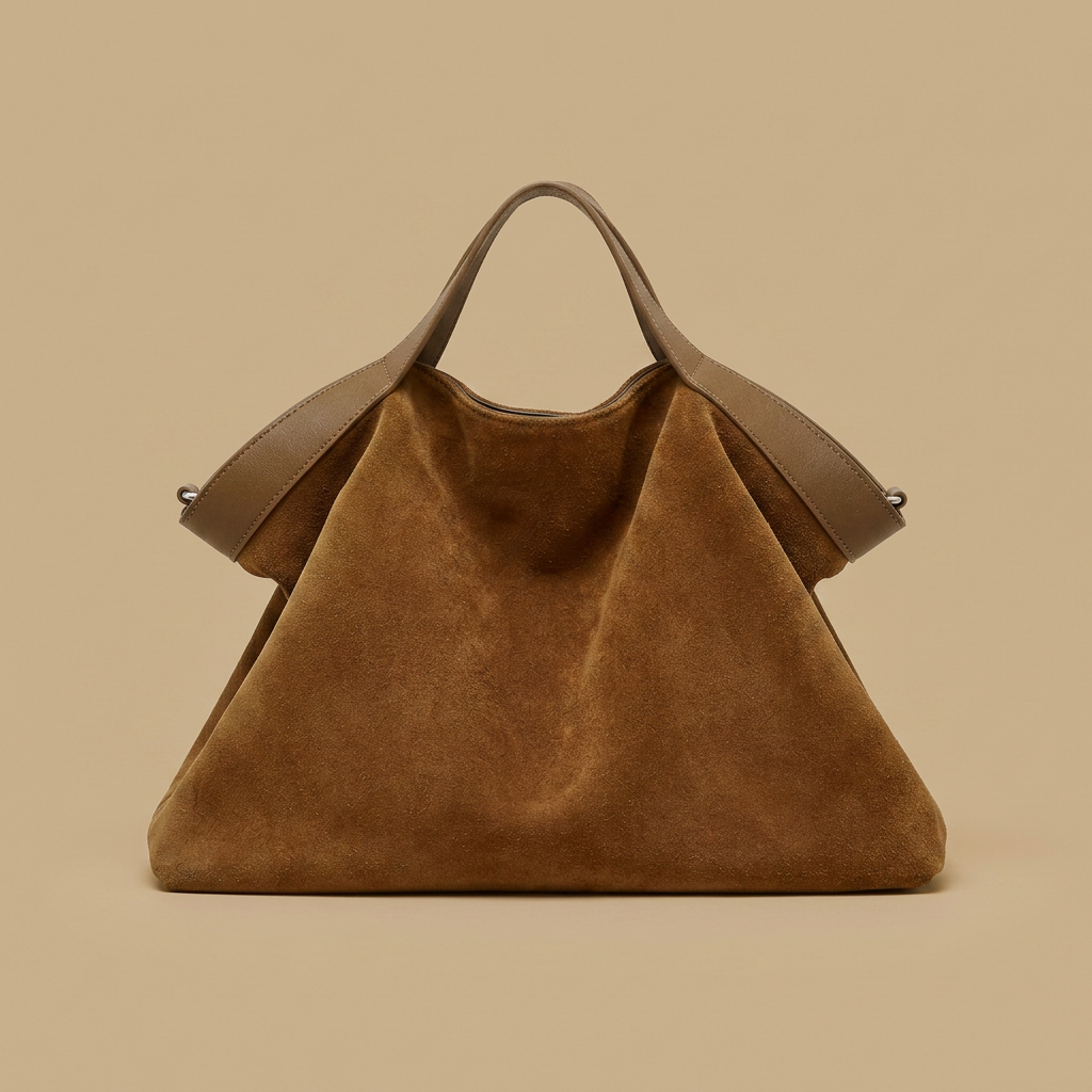 Tote Bag Large Suede Leather Handbag