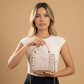 Crossbody Bag with Floral Lace