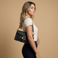 Shoulder Bag Women Flap Leather Gold Hardware