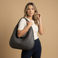Hobo Bag Women Woven Leather Oversized Handbag