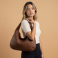 Hobo Bag Women Woven Leather Oversized Handbag