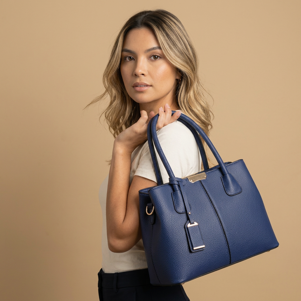 Shoulder Bag Women Pebbled Leather Tote Handbag
