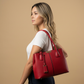 Shoulder Bag Women Pebbled Leather Tote Handbag