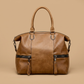 Shoulder Bag with Dual Zippers
