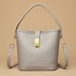 Shoulder Bag with Gold Clasp