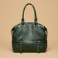 Shoulder Bag with Dual Zippers
