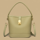 Shoulder Bag with Gold Clasp