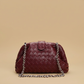 Shoulder Bag Woven Leather Chain