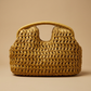 Hobo Bag Woven Straw Design