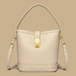 Shoulder Bag with Gold Clasp