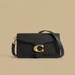 Shoulder Bag Women Flap Leather Gold Hardware