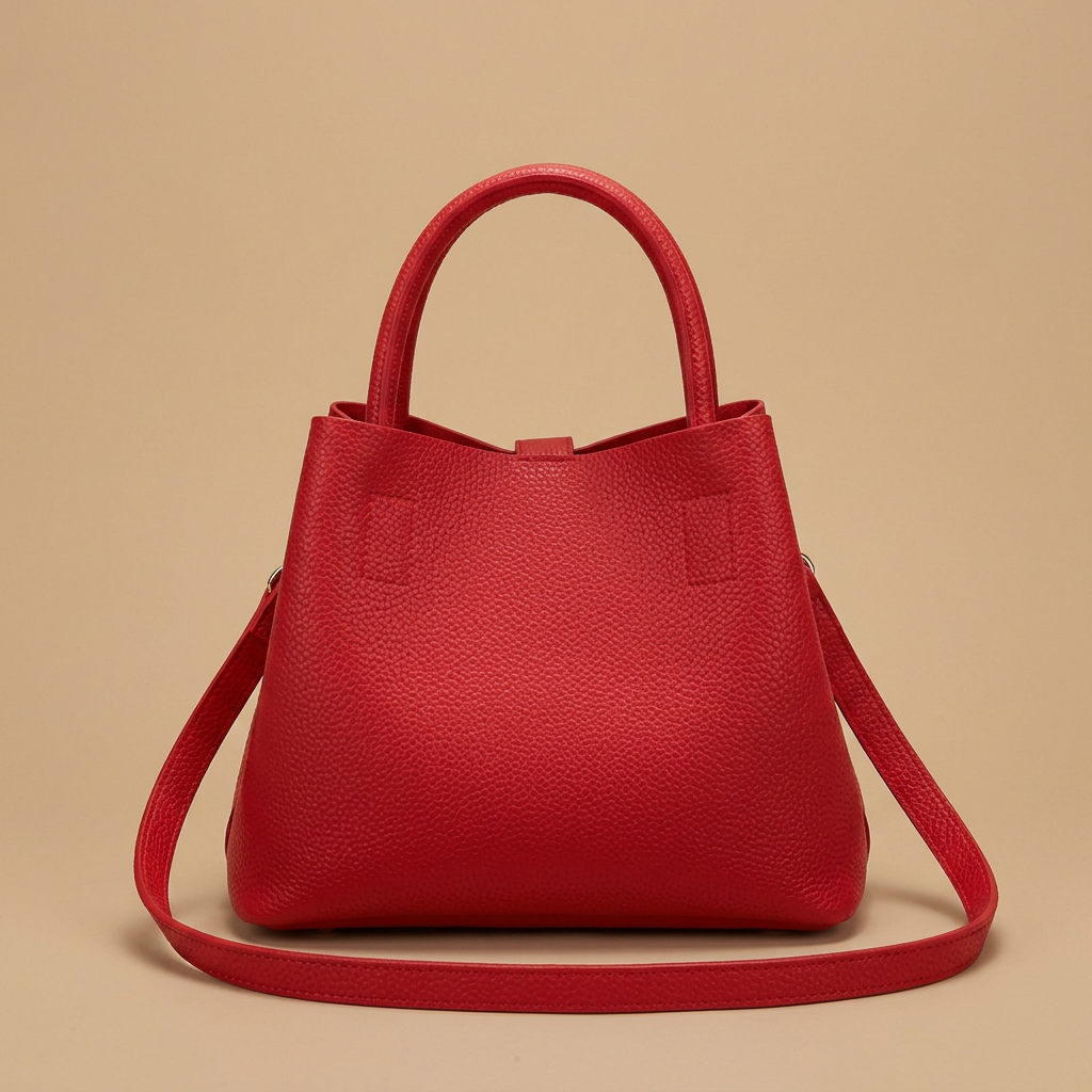 Shoulder Bag Women Leather Tote Gold Hardware