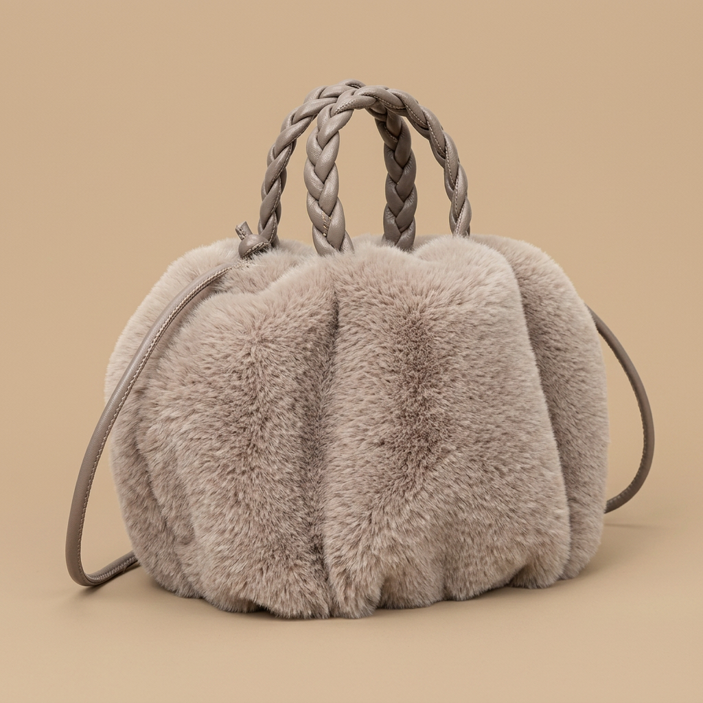 Crossbody Bag Plush Cloud Design