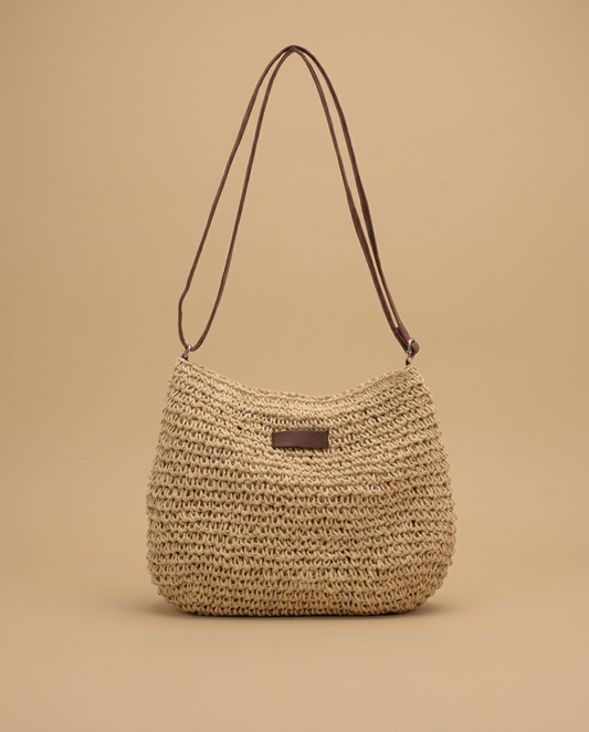 Shoulder Bag Women Woven Straw Crossbody Handbag