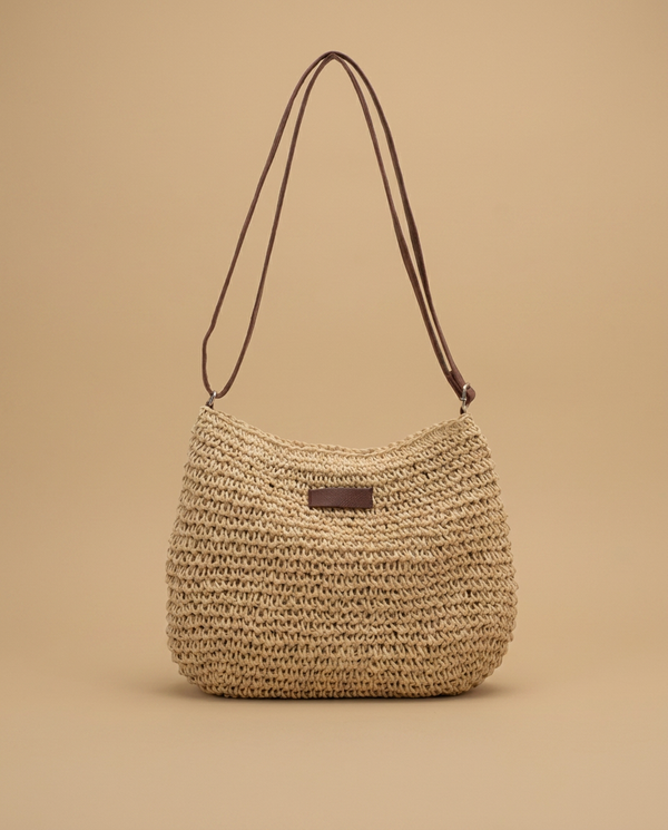 Shoulder Bag Women Woven Straw Crossbody Handbag