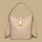 Shoulder Bag with Gold Clasp