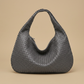 Hobo Bag Women Woven Leather Oversized Handbag