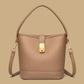 Shoulder Bag with Gold Clasp
