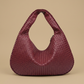 Hobo Bag Women Woven Leather Oversized Handbag