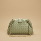 Shoulder Bag Woven Leather Chain