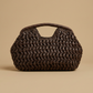 Hobo Bag Woven Straw Design
