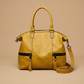 Shoulder Bag with Dual Zippers