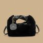 Shoulder Bag Faux Fur Handle