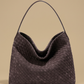 Hobo Bag Woven Suede Texture