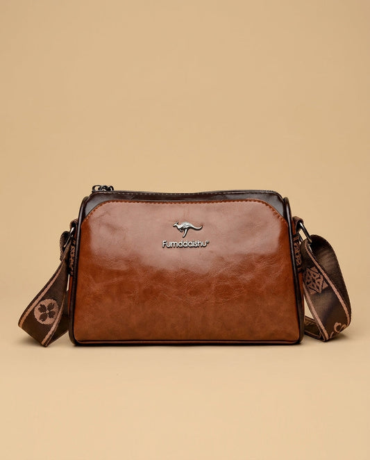 Crossbody Bag Structured Leather Flap