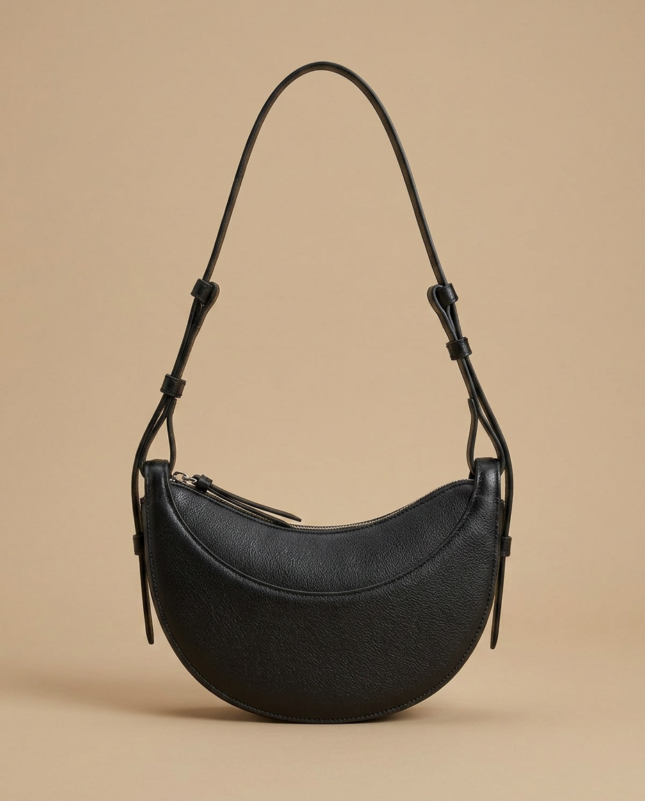 Crossbody Bag Half Moon Silhouette