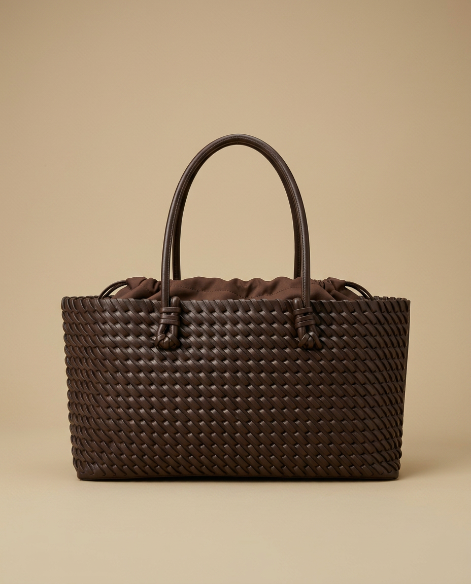 Tote Bag Oversized Woven Design