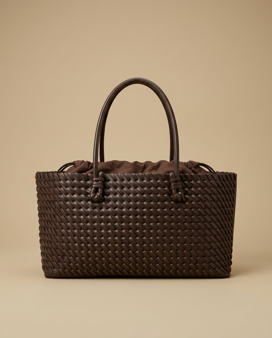 Tote Bag Oversized Woven Design
