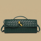 Crossbody Bag Woven Leather Clutch Handbag