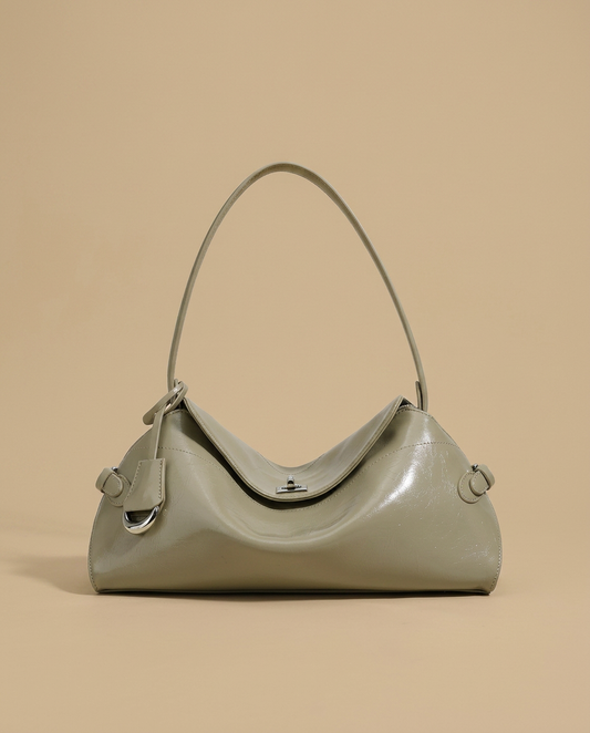 Shoulder Bag with Turn Lock