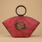 Shoulder Bag with Floral Applique