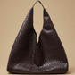 Tote Bag Woven Retro Silhouette