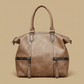 Shoulder Bag with Dual Zippers
