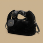 Shoulder Bag Faux Fur Handle