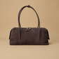 Shoulder Bag with Double Zipper