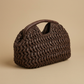 Hobo Bag Woven Straw Design