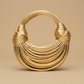 Shoulder Bag with Gold Hardware