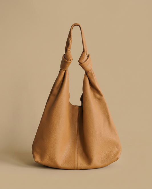 Hobo Bag with Knotted Straps