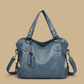 Tote Bag Women Studded Leather Tassel Handbag