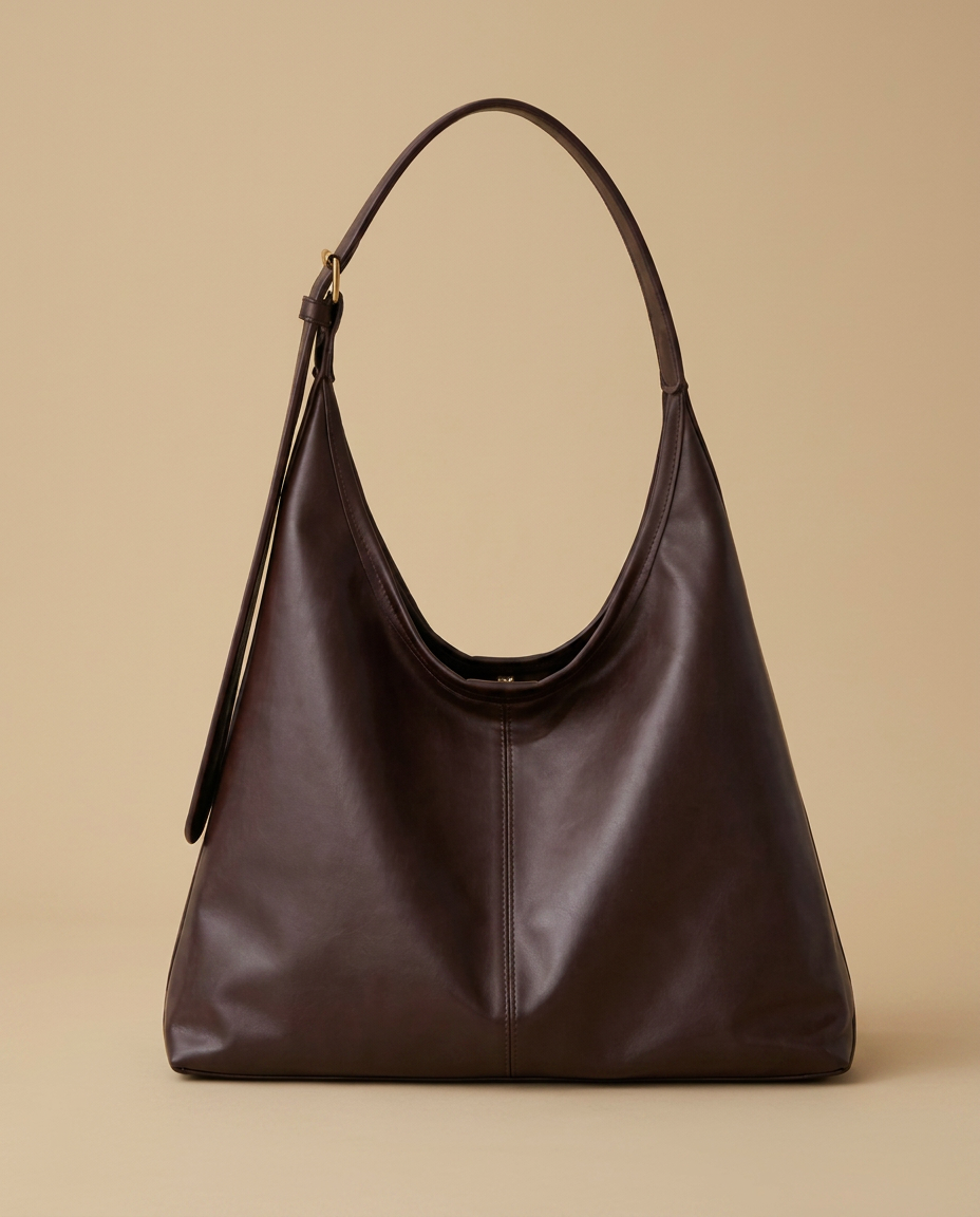 Hobo Bag Women Vegan Leather Work Handbag