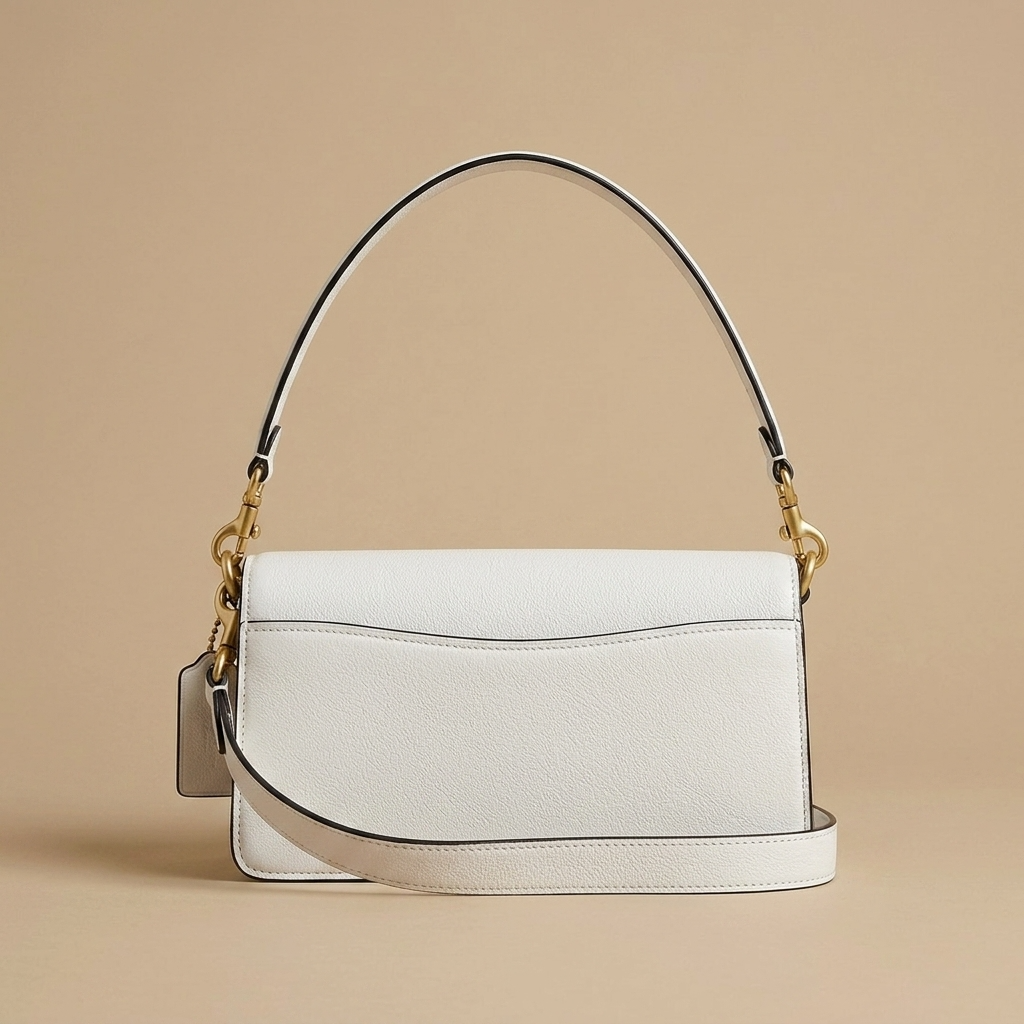 Shoulder Bag Women Flap Leather Gold Hardware