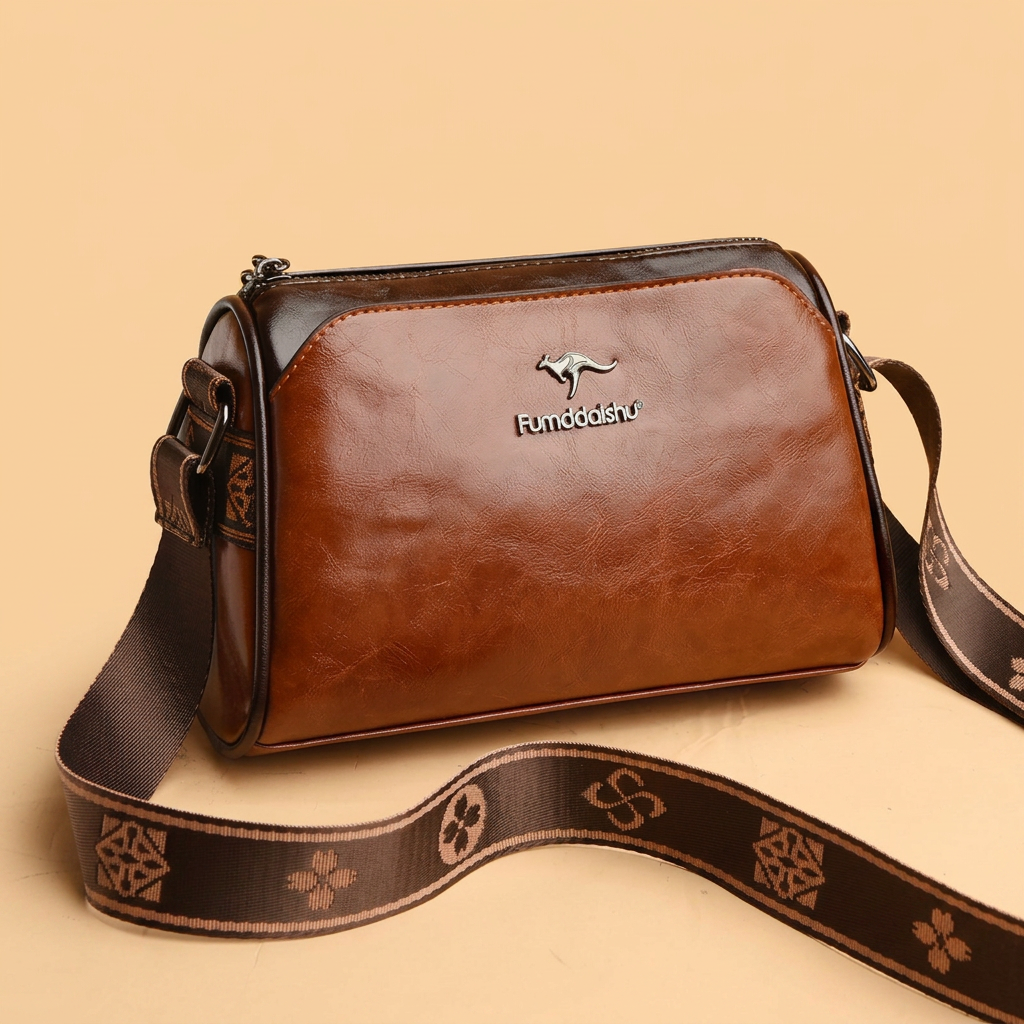 Crossbody Bag Structured Leather Flap