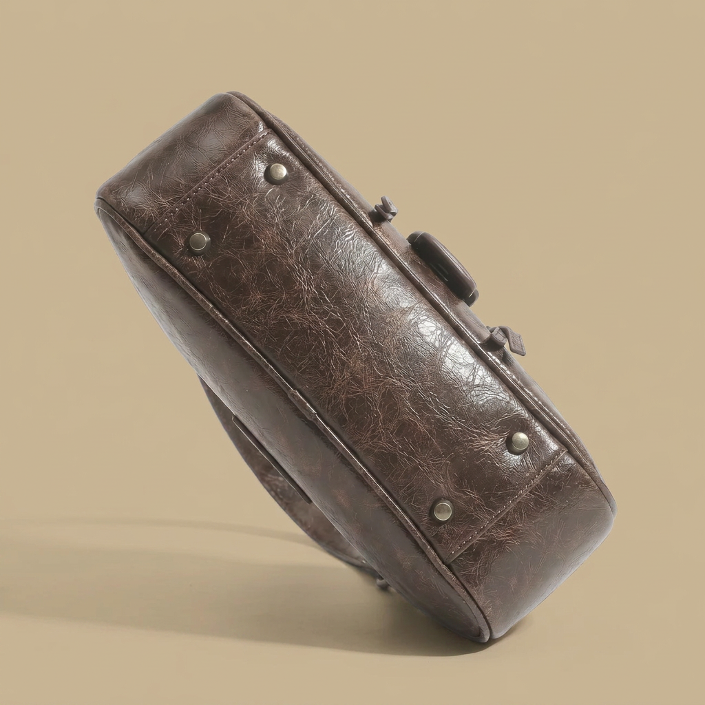 Shoulder Bag with Buckle Detail