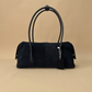 Shoulder Bag with Double Zipper